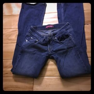 Levi’s TOO SUPER LOW 524 Sz 1 Bootcut